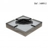 Cigar Ashtray crystal glass smoke for 4 cigars 200 x 200 x 38 mm