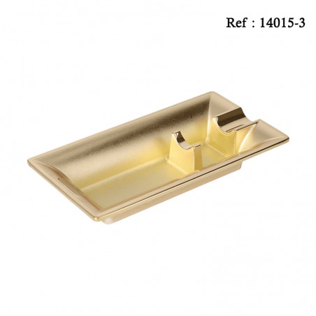 Cigar Ashtray metal Gold for 1 cigar 160 x 85 x 30 mm