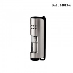 Briquet Jet Eurojet Argent/Noir Mat