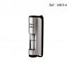 Briquet Jet Eurojet Argent/Noir Mat