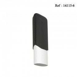 Cigare case 2 pcs anodised alu carbon finish Ø 6 cm long 16-19 cm