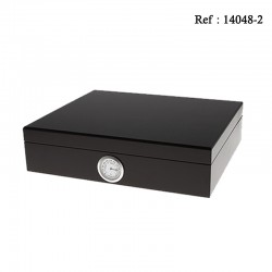 Black Humidor 260 x 223 x 62 mm