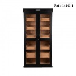 Armoire à cigares Noir, 1800 x 880 x 450 mm