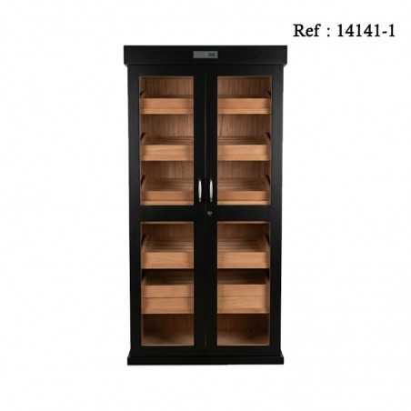 Humidor Cabinet Black 1800 x 880 x 450 mm