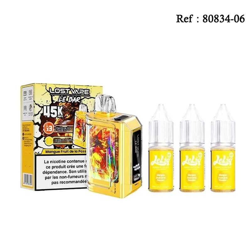 45K Mango Passion Fruit 20mg/mL Le Bar LOST VAPE