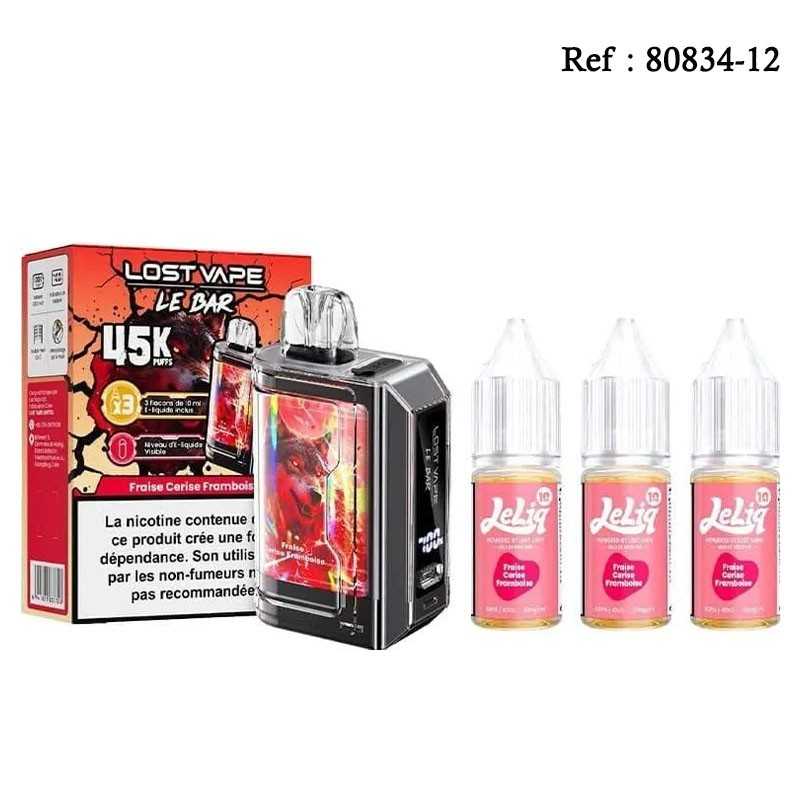 45K Strawberry Cherry Raspberry 20mg/mL Le Bar LOST VAPE