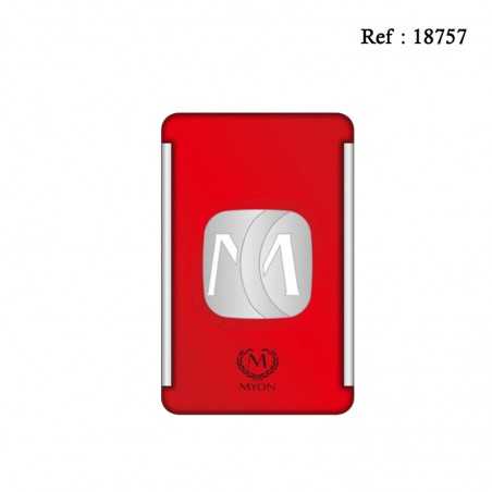 Cigar cutter MYON Red with piercer