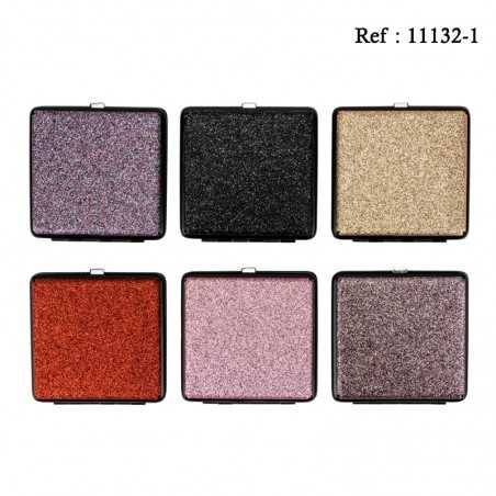 Etui 20 cigarettes Paillettes coloris assortis, display de 12