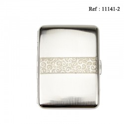 Cigarette case JC nickel...