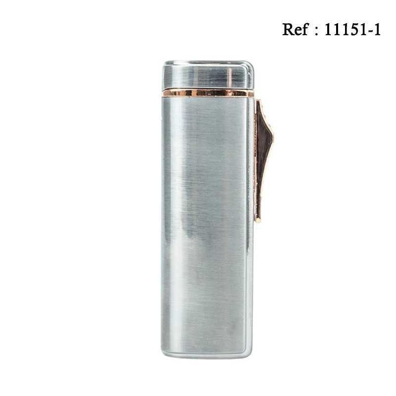 Briquet JC Triple Jet Acier Satin/Or Rose