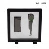 Pipe Set 1 Lighter + 1 Pipe Tool ebony finish in window box