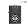 Zippo lighter Grey emblem dartboard disc