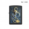 Briquet ZIPPO Stone Bleu décor Dragon