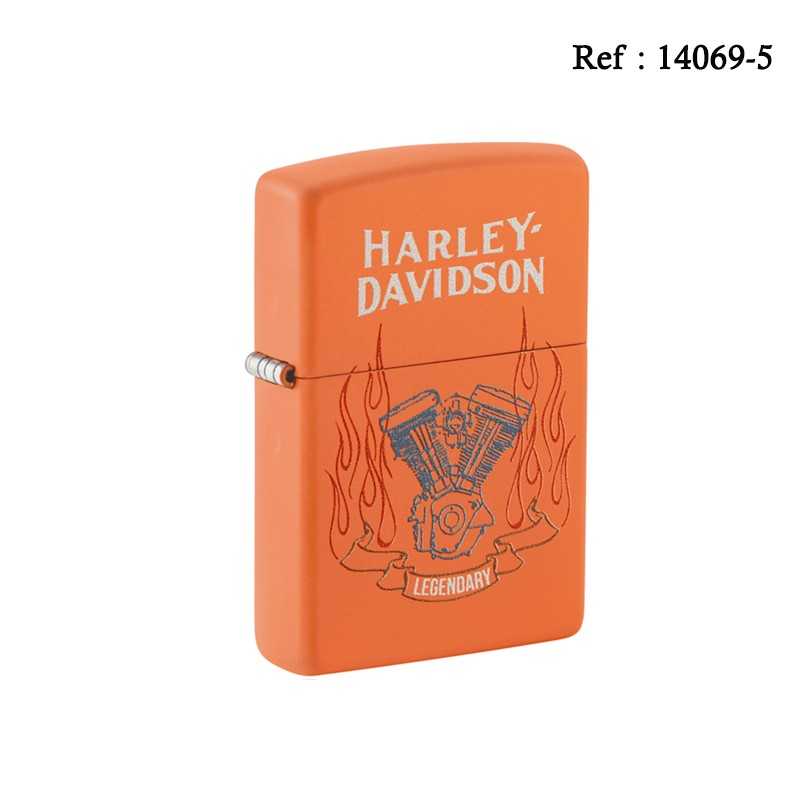 Briquet ZIPPO Orange H.D. Legendary