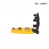 Cigare piercer black/yellow 3 sizes Ø 7& 9 & 11 mm with cigar rack