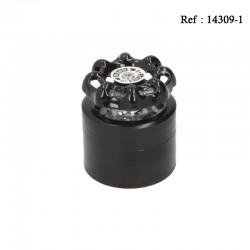 Grinder Alu Noir Super Heroes 6 cm, Ø 4.7 cm, 4 éléments
