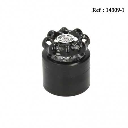 Grinder Alu Noir Super Heroes 6 cm, Ø 4.7 cm, 4 éléments