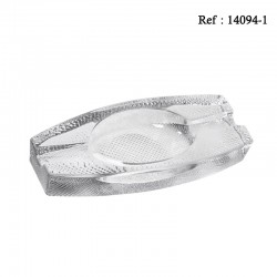 Glass cigar ashtray for 2...