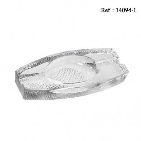 Cendrier à cigares en verre pour 2 cigares, 227 x 95 x 30 mm