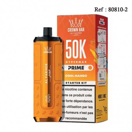 50K HyperMax Prime Cool Mango 6mg/mL Crown Bar Al Fakher