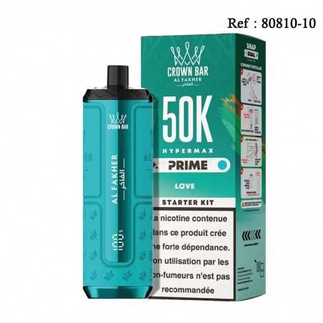 50K HyperMax Prime Love 6mg/mL Crown Bar Al Fakher