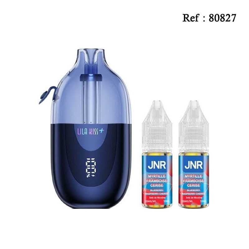 46K+ Blueberry Raspberry Cherry 20mg/mL Lila Kiss + JNR