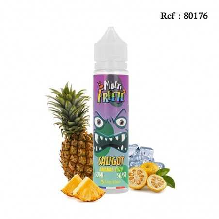 E-liquid Saligot Pin Apple Yuzu FREEZE Liquideo 50mL without nicotine