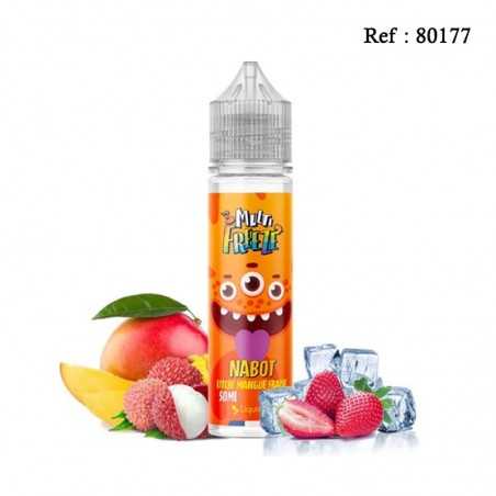 E-liquid Nabot Litchi Mango Strawberry FREEZE Liquideo 50mL wit N