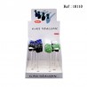 Tobacco Glass pipe skull assorted per 12 pcs
