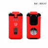Briquet MYON VIRARON Triple Jet Rouge, embout V et Circulaire