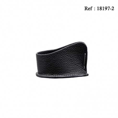 MYON leather Black Pipe stand