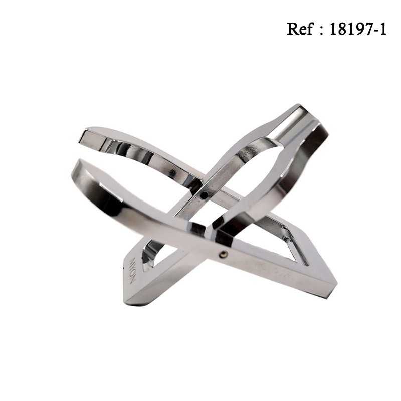 MYON Pipe stand polished Chrome metal