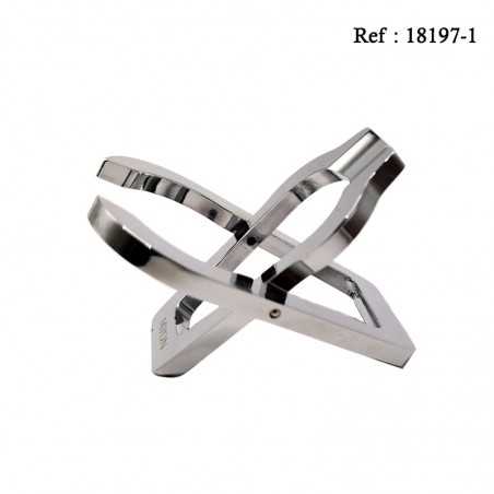 MYON Pipe stand polished Chrome metal