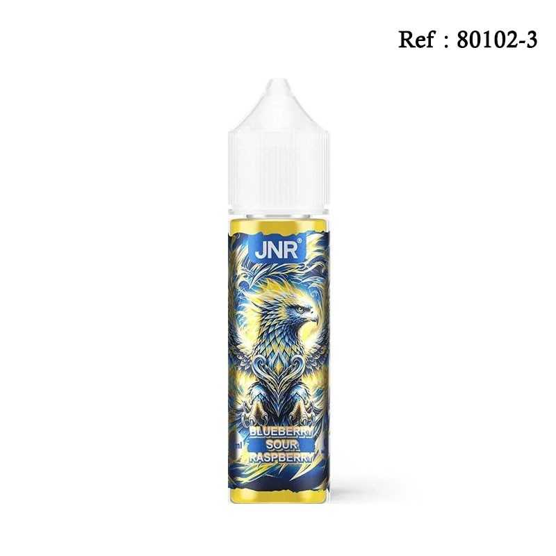 E-liquide Myrtille Framboise Acidulée JNR 50 mL sans nicotine