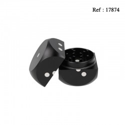 Grinder métal Dés coloris assortis, display de 6