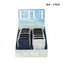 Etui à cigarettes ZORR en cuir, display de 12pcs