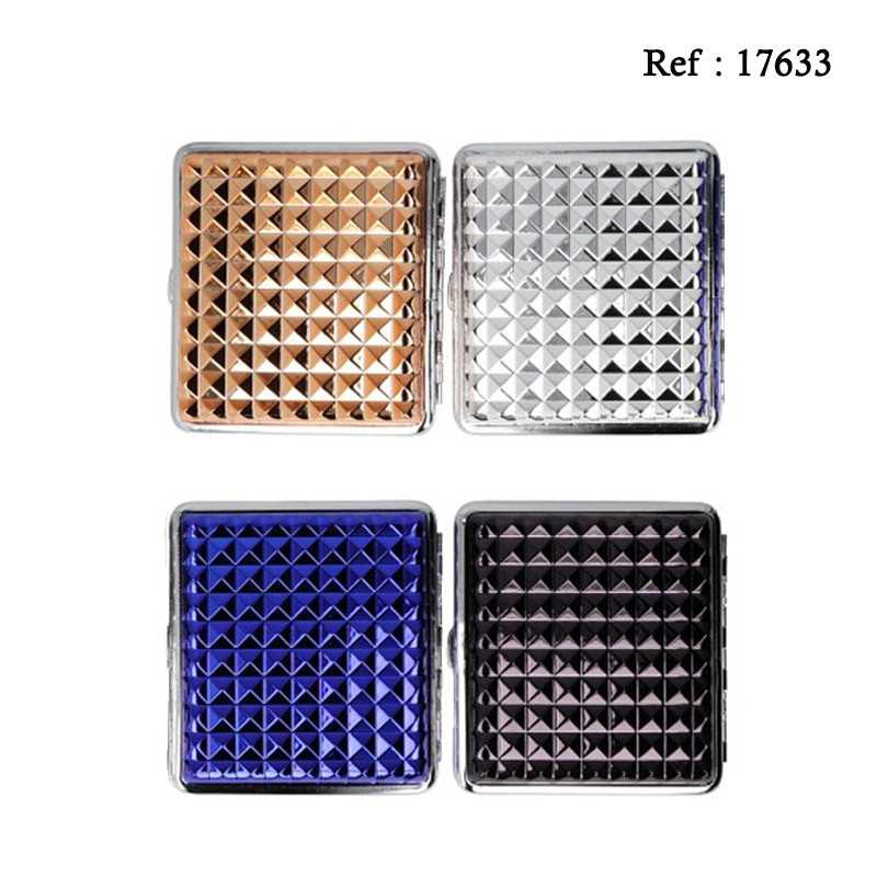 Etui à cigarettes en métal ZORR pour 8 cigarettes, display de 8pcs