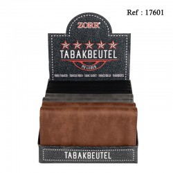 Zorr leather tobacco pouch ass. per 8 pcs
