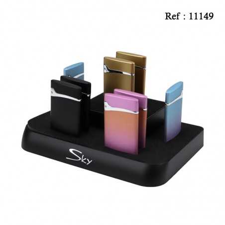 Sky Jet Laura Lighter, assorted colors, display of 8