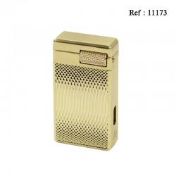 Briquet Jean Claude Or Double flamme ( flamme douce & jet )