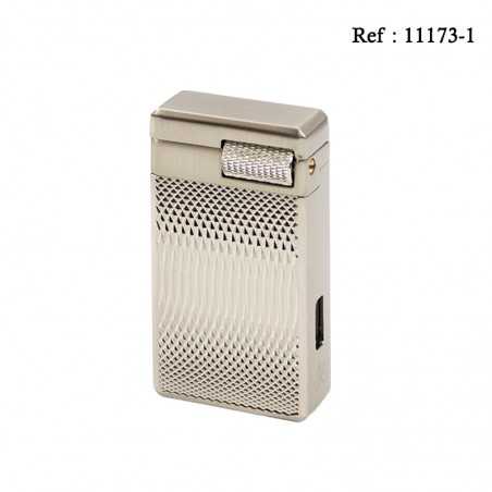 Briquet Jean Claude Silver Double flamme ( flamme douce & jet )
