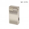 Jean Claude silver Double-Flame Lighter (soft flame and jet flame)