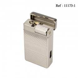 Briquet Jean Claude Silver Double flamme ( flamme douce & jet )