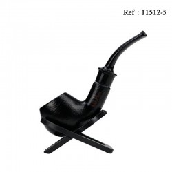 Pipe Mr Pipe bubinga wood,matte black,9 mm in gift box with pouch