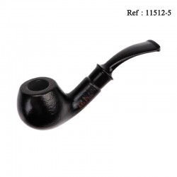 Pipe Mr Pipe bois de bubinga noir mat, 9 mm,en coffret avec pied