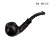 Pipe Mr Pipe bois de bubinga noir mat, 9 mm,en coffret avec pied