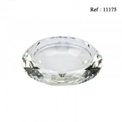 Cendrier en verre rond