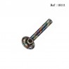 Mini Pipe en Verre 14cm Dali, coloris ass., display 24