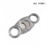 Cigar cutter stainless steel Silver