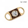 cigar cutter Gold/Wood
